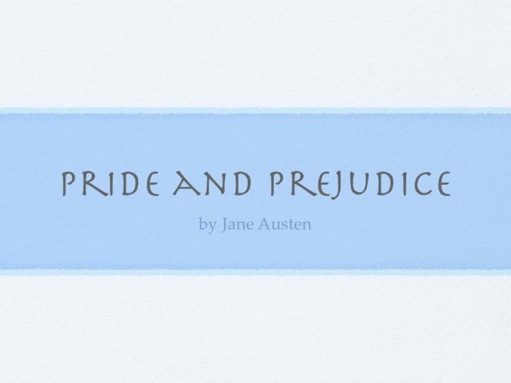 Letteratura Inglese Orgoglio E Pregiudizio Di Jane Austen Weschool